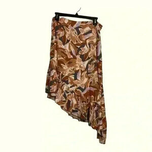 Nine West Asymmetrical midi skirt-size Medium